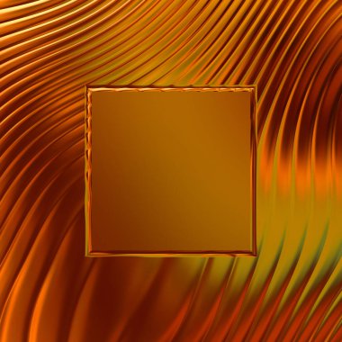 Soyut çerçeveli arkaplan. Renkli, canlı, dalgalı bir duvar kağıdı. Merkezi çerçeveli yaratıcı grafik 2d çizim. Dinamik şekilli modaya uygun sıvı örtüsü.