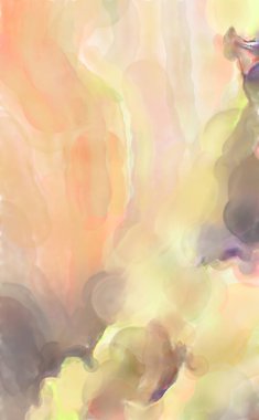 Yüzeyde suluboya vuruşlar. Sanatsal arkaplan resmi. Tablo üzerinde soyut resim. Fırça darbeleri. Çağdaş sanat. El işçiliğinin renkli dokusu. Modern resim.