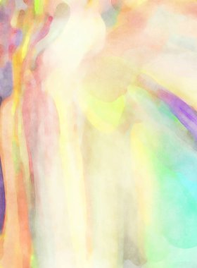 2D çizim. Sanatsal arkaplan resmi. Tablo üzerinde soyut resim. Çağdaş sanat. El yapımı resim. Renkli doku. Modern sanat eserleri. Yüzeyde suluboya fırça darbeleriyle boyama.