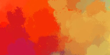 Fırça darbesi ile boyanmış. Sanatsal canlılık ve renkli duvar kâğıdı. Kaotik resim. Taranmış Boyalı Soyut Arkaplan. 