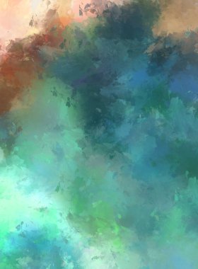 Sanatsal canlılık ve renkli duvar kağıdı. Taranmış Soyut Arkaplan. Fırça darbeli resim. 