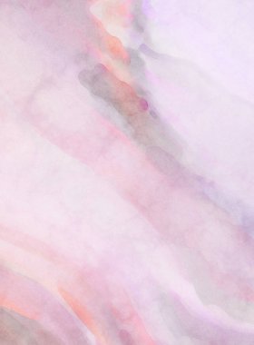 Yumuşak suluboya duvar kağıdı. Hafifçe fırçalanmış renkleri olan sanatsal bir resim. Pastel renkler arkaplana dokunmuş. Soyut duvar sanatı..