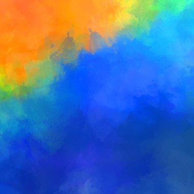 Boya darbeleri. 2D İllüstrasyon. Taranmış Boyalı Soyut Arkaplan. Fırça darbesi ile boyanmış. Modern sanat.