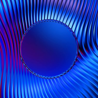 Soyut çerçeveli arkaplan. Renkli, canlı, dalgalı bir duvar kağıdı. Merkezi çerçeveli yaratıcı grafik 2d çizim. Dinamik şekilli modaya uygun sıvı örtüsü.