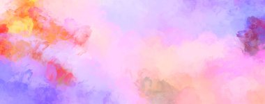 Sanatsal canlılık ve renkli duvar kağıdı. Taranmış Soyut Arkaplan. Fırça darbeli resim. 