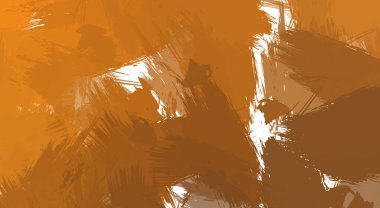 Renkli fırça darbelerinin 2B çizimi. Dekoratif doku resmi. Canlı boya desenli arka plan. Kaotik fırça darbeleri resim.