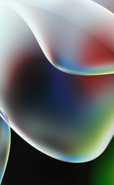 Soyut arkaplan. Değişken renk değişim dalgaları, dinamik hareketlerle. Işık dalgalarının neon renkli soyut tasarımı. Duvar kağıdı, afiş, arkaplan, kart, kitap illüstrasyonu, web sitesi.