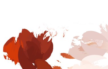 Taranmış Boyalı Soyut Arkaplan. Vahşi kaotik fırça darbeleri. Boya darbeleri. 2D İllüstrasyon. Fırça darbeli resim. 