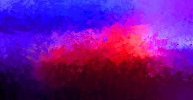 Renkli fırça darbelerinin soyut arkaplanı. fırçalanmış canlı duvar kağıdı. resmedilmiş sanat eseri. Eşsiz ve yaratıcı illüstrasyon.