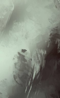 Renkli fırça darbelerinin 2D çizimi. Dekoratif desenli resim. canlı boya desenli arkaplan.