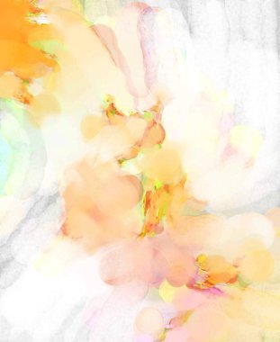 Taranmış Boyalı Soyut Arkaplan. Fırça darbesi ile boyanmış. Boya darbeleri. 2B Görüntü.