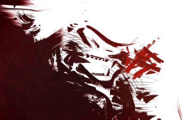 Soyut arkaplan. Farklı renk desenli grafiksel illüstrasyon.