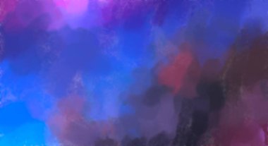 Çağdaş sanat. El yapımı resim. Modern sanat eserleri. Yüzeyde suluboya fırça darbeleriyle resim yapmak. 2D çizim. Sanatsal arkaplan resmi. Tablo üzerinde soyut resim. Renkli doku.