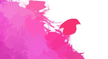 Taranmış Boyalı Soyut Arkaplan. Vahşi kaotik fırça darbeleri. Boya darbeleri. 2D İllüstrasyon. Fırça darbeli resim. 