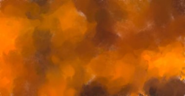 Çağdaş sanat. El yapımı resim. Modern sanat eserleri. Yüzeyde suluboya fırça darbeleriyle resim yapmak. 2D çizim. Sanatsal arkaplan resmi. Tablo üzerinde soyut resim. Renkli doku.