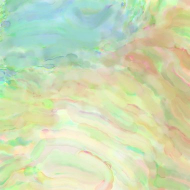 Çağdaş sanat. El işçiliğinin renkli dokusu. Modern resim. Yüzeyde suluboya vuruşlar. Sanatsal arkaplan resmi. Tablo üzerinde soyut resim. Fırça darbeleri.