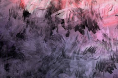 Modern sanat. Taranmış Boyalı Soyut Arkaplan. Fırça darbesi ile boyanmış. Boya darbeleri. 2B Görüntü