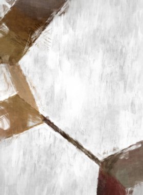 Soyut arkaplanda pürüzlü fırça darbeleri. Fırça boyası. Renkli boya darbeleri. Eşsiz duvar sanatı. Tuvaldeki modern sanat. Renkli çağdaş sanat eserleri. 