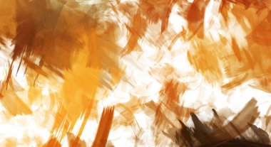 Sanatsal soyut arkaplan. Doku boyalı duvar kağıdı. Boya darbeleriyle yaratıcı bir illüstrasyon. Fırça desenli resim.