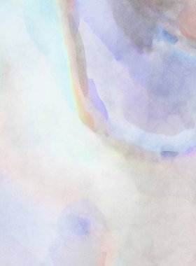 Yumuşak suluboya duvar kağıdı. Hafifçe fırçalanmış renkleri olan sanatsal bir resim. Pastel renkler arkaplana dokunmuş. Soyut duvar sanatı..