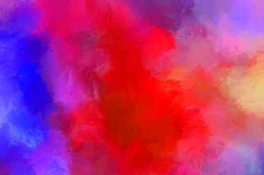Renkli fırça darbelerinin soyut arkaplanı. fırçalanmış canlı duvar kağıdı. resmedilmiş sanat eseri. Eşsiz ve yaratıcı illüstrasyon.