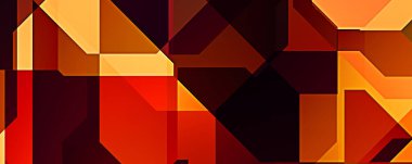 Üçgen arka planda üst üste dizayn ediliyor. Soyut geometrik duvar kağıdı. Geometrik renkli üçgen şekiller.