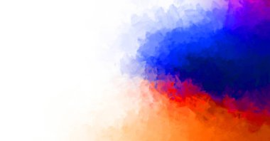 Taranmış Boyalı Soyut Arkaplan. Fırça darbesi ile boyanmış. Sanatsal canlılık ve renkli duvar kağıdı.