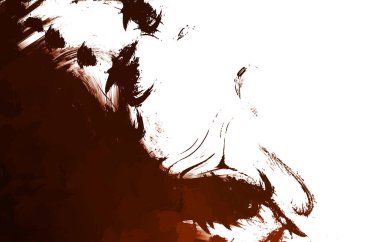 Duvar sanatı Eşsiz ve yaratıcı illüstrasyon. Fırça darbesi ile boyanmış. Renkli fırça darbelerinin soyut arkaplanı. Fırçalanmış canlı duvar kâğıdı. Boyalı sanatsal yaratım.