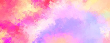 Renkli fırça darbelerinin soyut arkaplanı. fırçalanmış canlı duvar kağıdı. resmedilmiş sanat eseri. Eşsiz ve yaratıcı illüstrasyon.