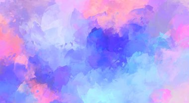 Sanatsal soyut arkaplan. Doku boyalı duvar kağıdı. Boya darbeleriyle yaratıcı bir illüstrasyon. Fırça desenli resim.