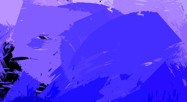 Sanatsal soyut arkaplan. Doku boyalı duvar kağıdı. Boya darbeleriyle yaratıcı bir illüstrasyon. Fırça desenli resim.