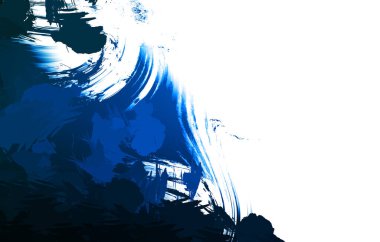 Duvar sanatı Eşsiz ve yaratıcı illüstrasyon. Fırça darbesi ile boyanmış. Renkli fırça darbelerinin soyut arkaplanı. Fırçalanmış canlı duvar kâğıdı. Boyalı sanatsal yaratım.