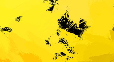 Canlı fırça darbeleriyle boyanmış. Renkli desenli resim. Fırçalanmış duvar kağıdını boya.