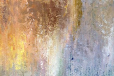 Modern sanat. Renkli çağdaş sanat eserleri. Renkli boya darbeleri. Soyut arkaplanda fırça darbeleri. Fırça boyası. Eşsiz duvar sanatı.