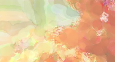 Yumuşak suluboya duvar kağıdı. Hafifçe fırçalanmış renkleri olan sanatsal bir resim. Pastel renkler arkaplana dokunmuş. Soyut duvar sanatı..