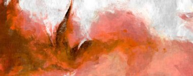 Soyut arkaplanda pürüzlü fırça darbeleri. Fırça boyası. Renkli boya darbeleri. Eşsiz duvar sanatı. Tuvaldeki modern sanat. Renkli çağdaş sanat eserleri. 