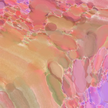 El yapımı sürreal soyut desenli suluboya. Modern sanatsal resim. 2D çizim. Arkaplan boyası karışımı. Yaratıcı duvar sanatı. Çağdaş sanat.