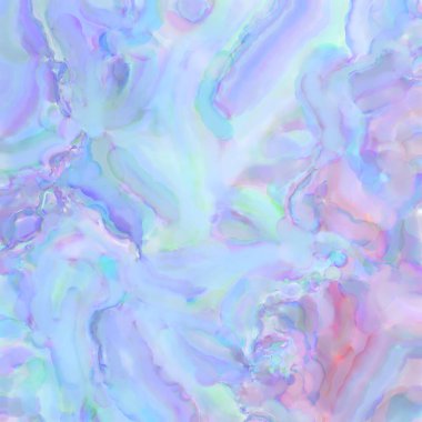 Pastel renklerde suluboya resim. Poster, duvar sanatı, afiş, kart, kitap kapağı ya da ambalaj için rahatlatıcı kompozisyonun yumuşak renkli çizimi. Modern fırça darbeleri resim.