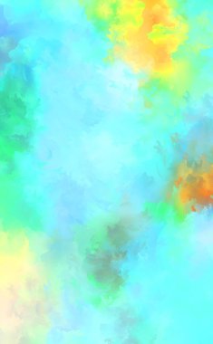 Sanatsal soyut arkaplan. Doku boyalı duvar kağıdı. Boya darbeleriyle yaratıcı bir illüstrasyon. Fırça desenli resim.