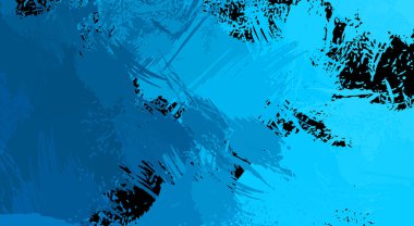 Canlı fırça darbeleriyle boyanmış. Renkli desenli resim. Fırçalanmış duvar kağıdını boya.