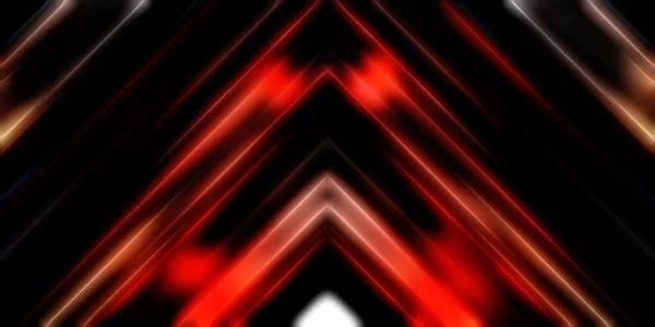 Abstract Stralende Geometrische Lichten Achtergrond Fractale Symmetrische Grafische Illustratie Intersecterende — Stockfoto