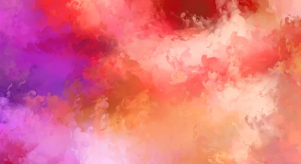 Abstract Background Colorful Brush Strokes Brushed Vibrant Wallpaper Painted Artistic — Stock Photo, Image