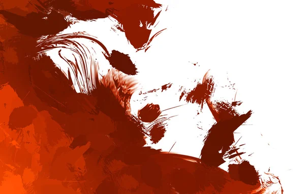 Duvar sanatı Eşsiz ve yaratıcı illüstrasyon. Fırça darbesi ile boyanmış. Renkli fırça darbelerinin soyut arkaplanı. Fırçalanmış canlı duvar kâğıdı. Boyalı sanatsal yaratım.