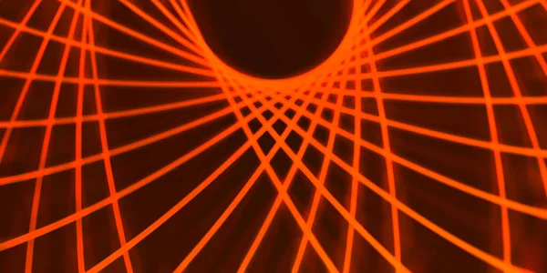 Neon Kleurrijke Abstracte Ontwerp Van Lichtgolven Digitale Achtergrond Met Neon — Stockfoto