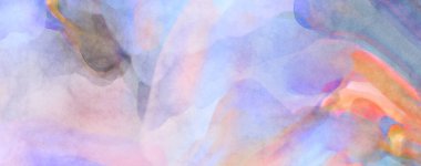 2D çizim. Sanatsal arkaplan resmi. Tablo üzerinde soyut resim. Çağdaş sanat. El yapımı resim. Renkli doku. Modern sanat eserleri. Yüzeyde suluboya fırça darbeleriyle boyama.