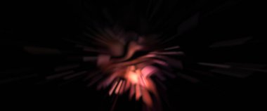 Işık parçacık izleri. Parlayan parçacıkları ve çizgileri olan ışık patlaması yıldızı. Güzel hareketli soyut ışın arkaplanı.