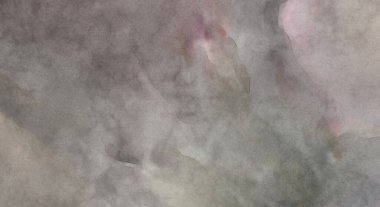 Alkol mürekkebini andıran rahatlatıcı fırça darbelerinin modern resmi. Poster, duvar sanatı, afiş, kart, kitap kapağı veya ambalaj için pastel renkli suluboya resim.