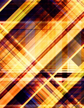 Renkli ve canlı geometrik şekiller katmanları var. Bir teknoloji planının dijital illüstrasyonu. Gelecekçi tasarım şablonu.