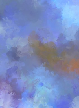 Renkli fırça darbelerinin 2D çizimi. Dekoratif desenli resim. canlı boya desenli arkaplan.