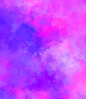 Yaratıcı soyut resim. Artistik fırça darbeleriyle donatılmış. Renkli ve canlı bir illüstrasyon. boyalı sanat.